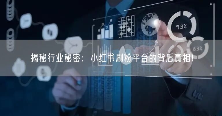 揭秘行业秘密：小红书刷粉平台的背后真相！
