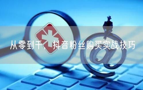 从零到千，抖音粉丝购买实战技巧