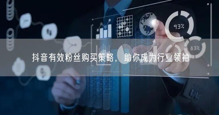 抖音有效粉丝购买策略，助你成为行业领袖