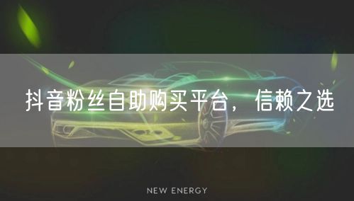 抖音粉丝自助购买平台，信赖之选