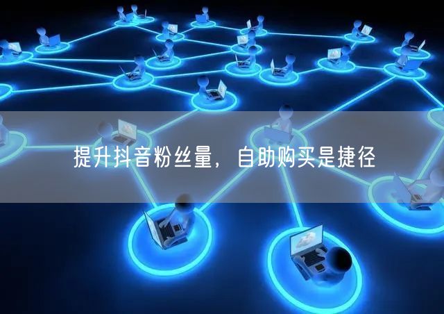 提升抖音粉丝量，自助购买是捷径