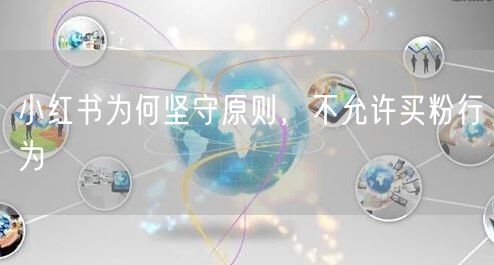 小红书为何坚守原则，不允许买粉行为
