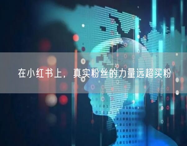 在小红书上，真实粉丝的力量远超买粉