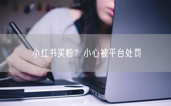 小红书买粉？小心被平台处罚